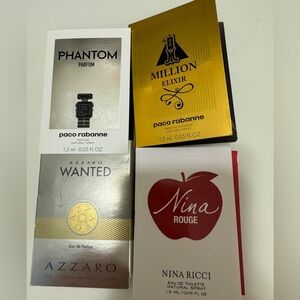 Paco Rabanne and Azzaro Fragrance Samples